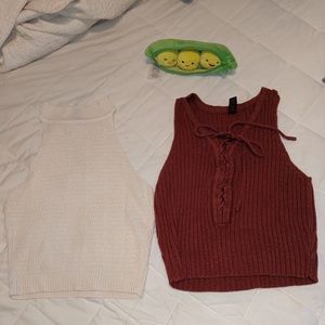 BUNDLE Knit Crop Tops size XS/S